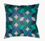 Surya Moderne MD-095 Blue;Dark Blue;Emerald;Light Gray;Teal 18"L x 18"W Fabric