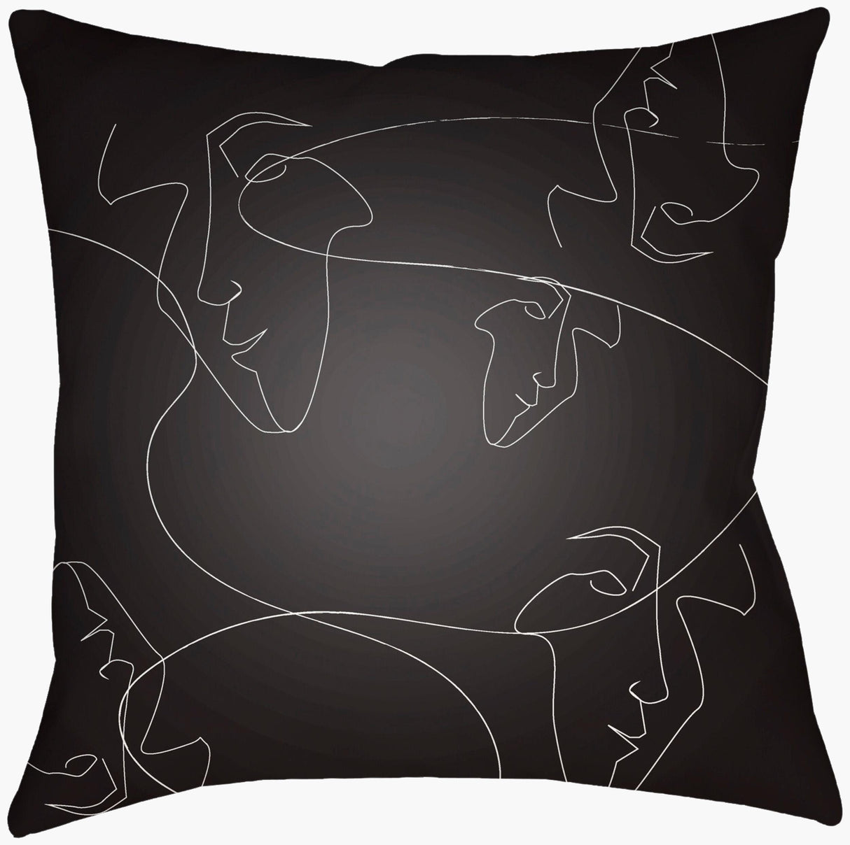 Livabliss Modern Faces MDF-003 16"L x 16"W Pillow