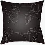 Livabliss Modern Faces MDF-003 16"L x 16"W Pillow