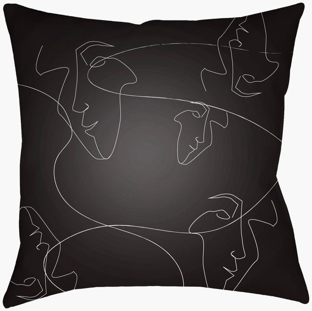 Livabliss Modern Faces MDF-003 16"L x 16"W Pillow