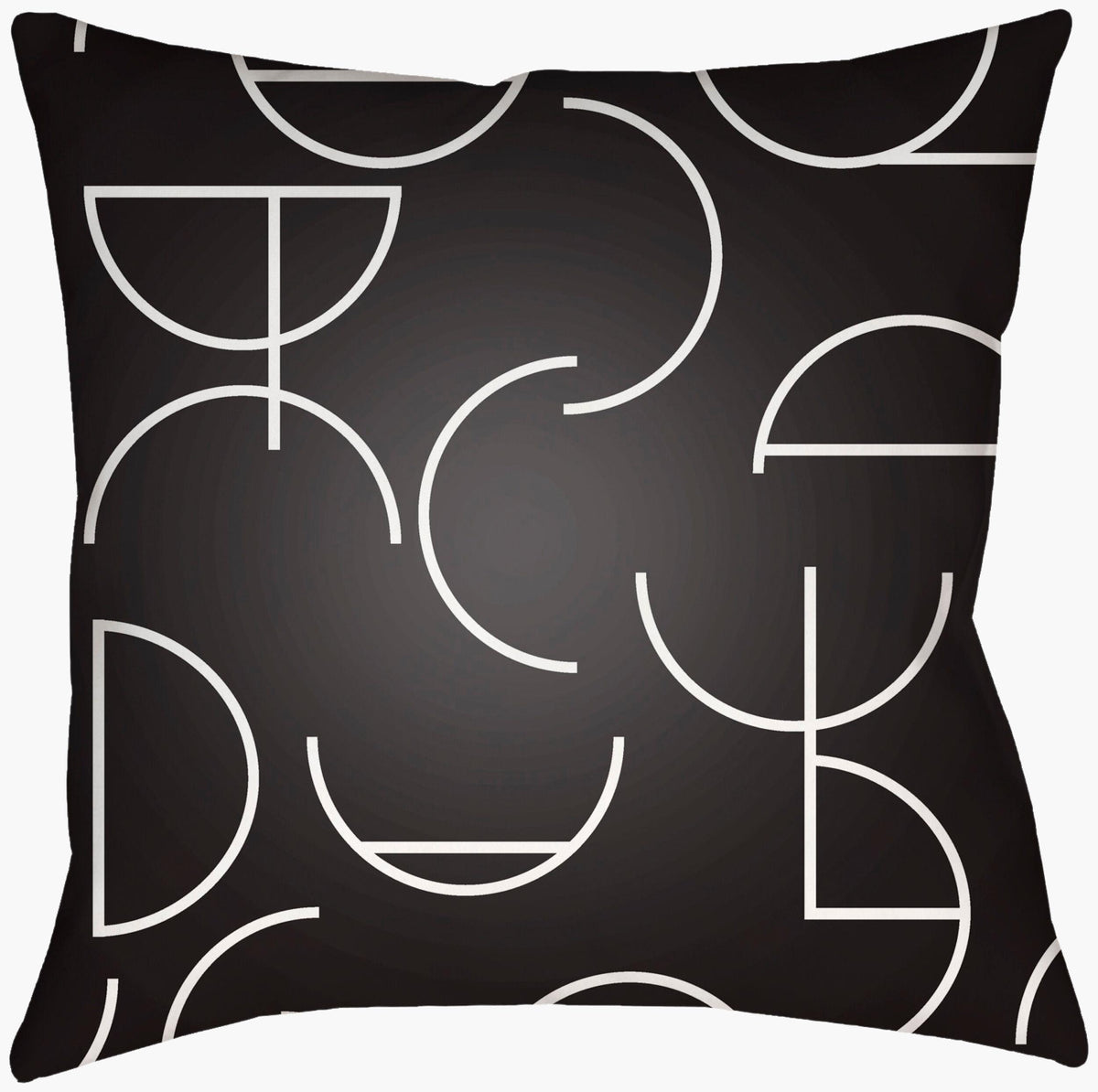 Livabliss Modern Circles MEC-001 14"L x 22"W Pillow