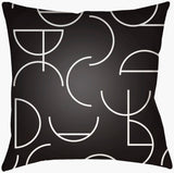 Livabliss Modern Circles MEC-001 14"L x 22"W Pillow