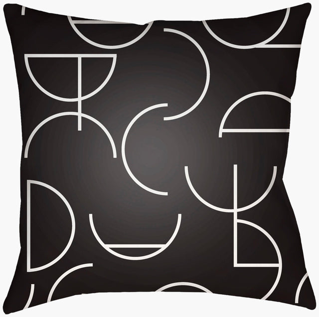 Livabliss Modern Circles MEC-001 14"L x 22"W Pillow