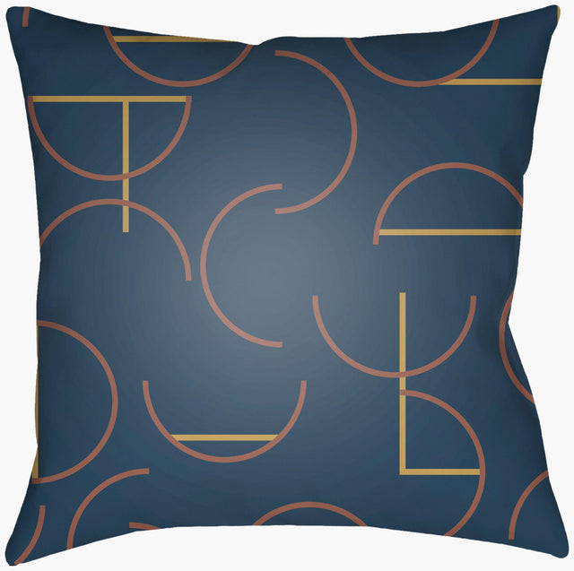 Livabliss Modern Circles MEC-003 14"L x 22"W Pillow