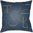 Livabliss Modern Circles MEC-003 16"L x 16"W Pillow