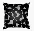 Surya Moody Floral MF-001 Black;Slate 22"L x 22"W Fabric