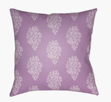 Surya Moody Floral MF-018 Lavender;Lilac 18"L x 18"W Fabric
