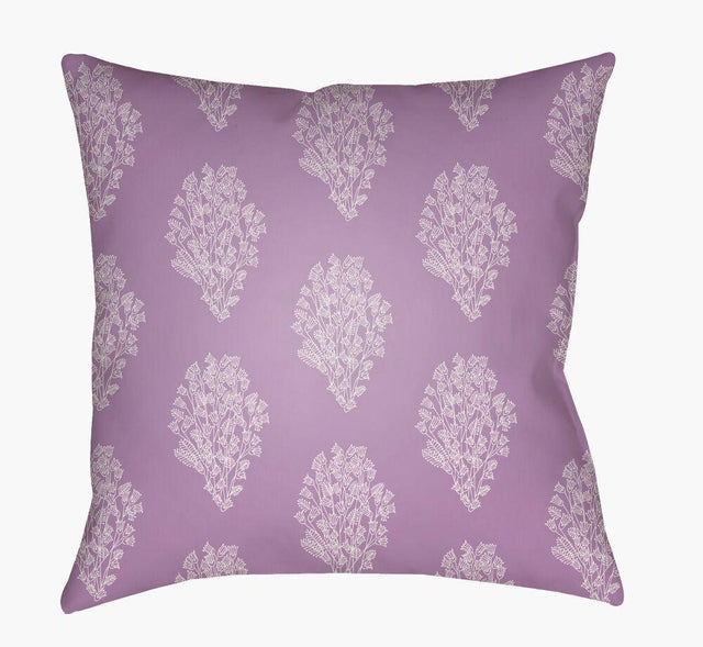 Surya Moody Floral MF-018 Lavender;Lilac 18"L x 18"W Fabric