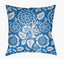 Surya Moody Floral MF-019 Blue;Off-White 20"L x 20"W Fabric