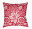 Surya Moody Floral MF-020 Off-White;Red 22"L x 22"W Fabric