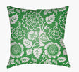 Surya Moody Floral MF-022 Green;Off-White 18"L x 18"W Fabric