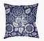 Surya Moody Floral MF-025 Dark Blue;Off-White 20"L x 20"W Fabric