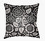 Surya Moody Floral MF-028 Black;Light Gray 18"L x 18"W Fabric
