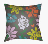 Livabliss Moody Floral MF-045 18"L x 18"W Pillow