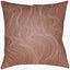 Surya Modern Lines MNL-002 Medium Brown;White 14"L x 22"W Fabric