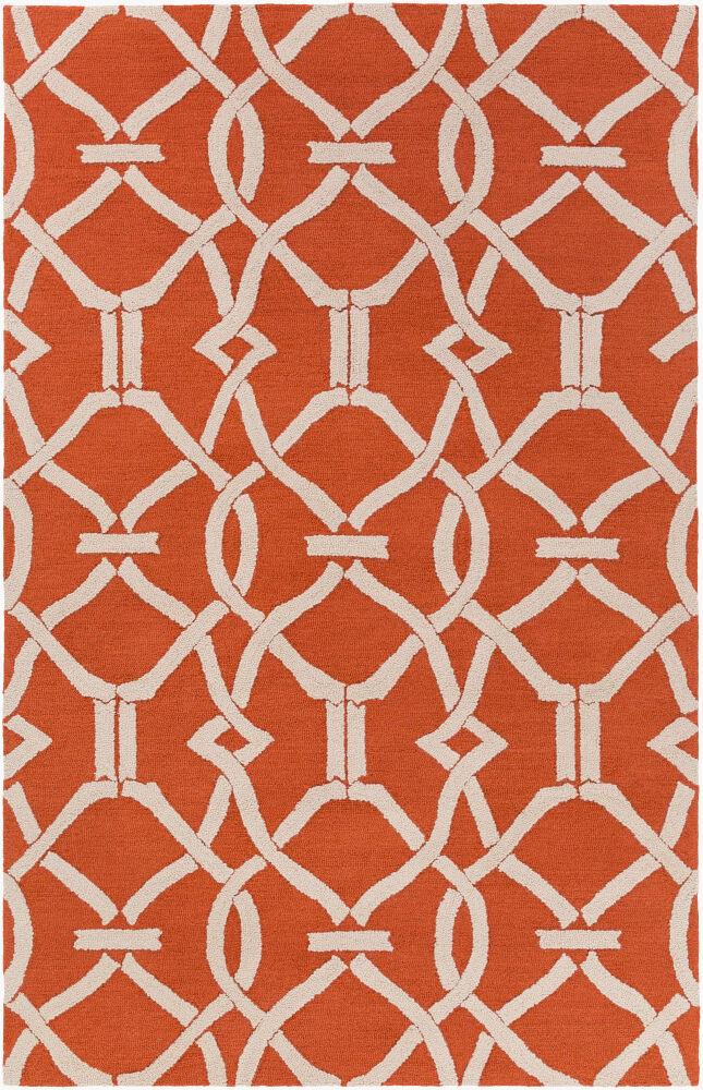 Surya Marigold MRG-6017 Burnt Orange;Oatmeal 2'3" x 10' Rug