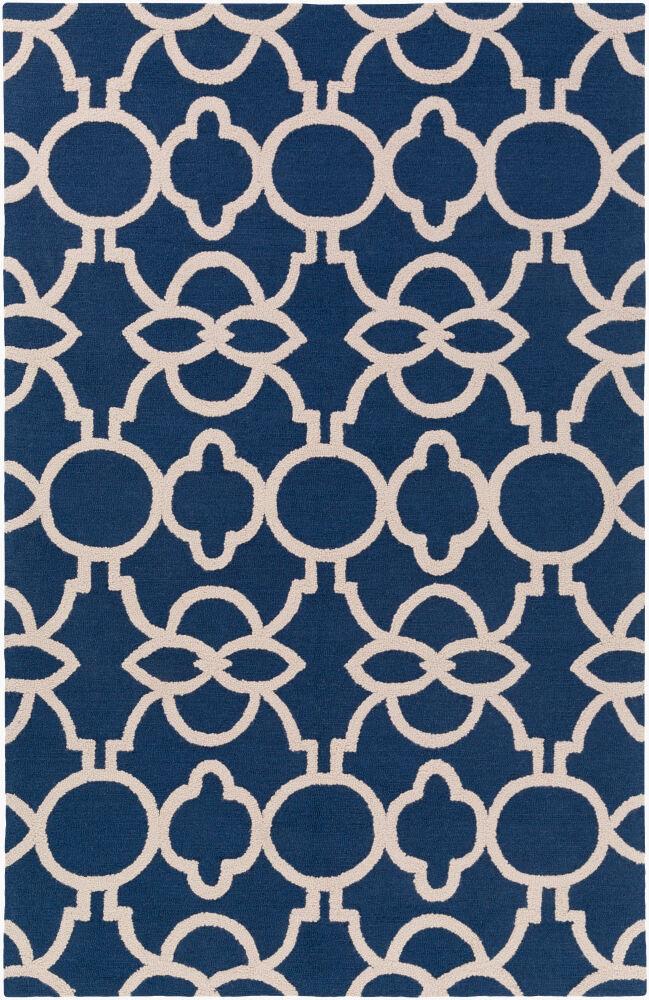 Surya Marigold MRG-6022 Dark Blue;Light Beige 2'3" x 10' Rug