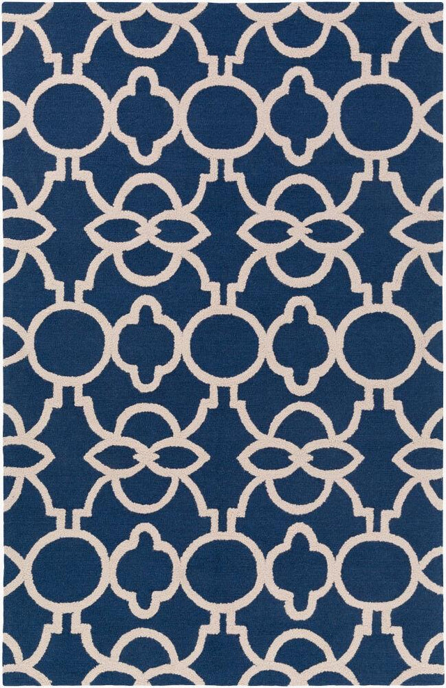 Surya Marigold MRG-6022 Dark Blue;Light Beige 2'3" x 10' Rug