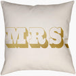 Livabliss Mr & Mrs MRSS-002 14"L x 22"W Pillow