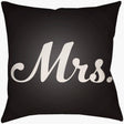 Livabliss Mr & Mrs MRSS-003 14"L x 22"W Pillow