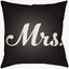 Livabliss Mr & Mrs MRSS-003 14"L x 22"W Pillow