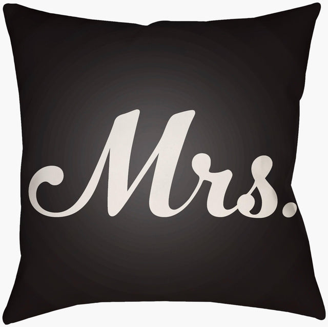 Livabliss Mr & Mrs MRSS-003 14"L x 22"W Pillow