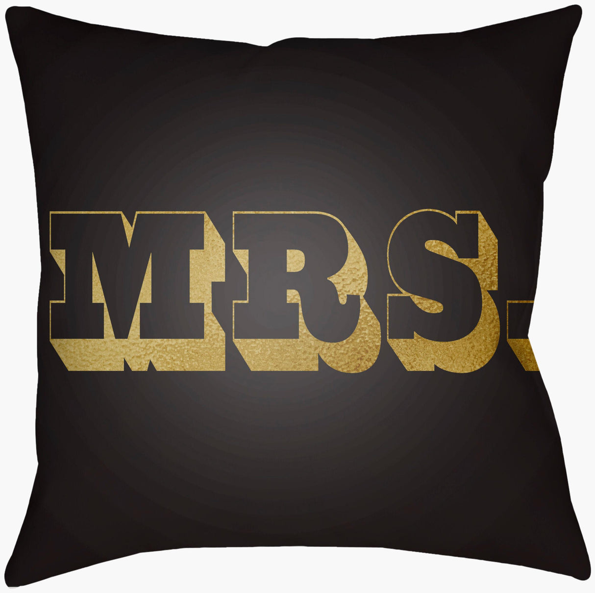 Livabliss Mr & Mrs MRSS-004 16"L x 16"W Pillow