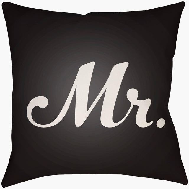 Livabliss Mr & Mrs MRSS-007 14"L x 22"W Pillow