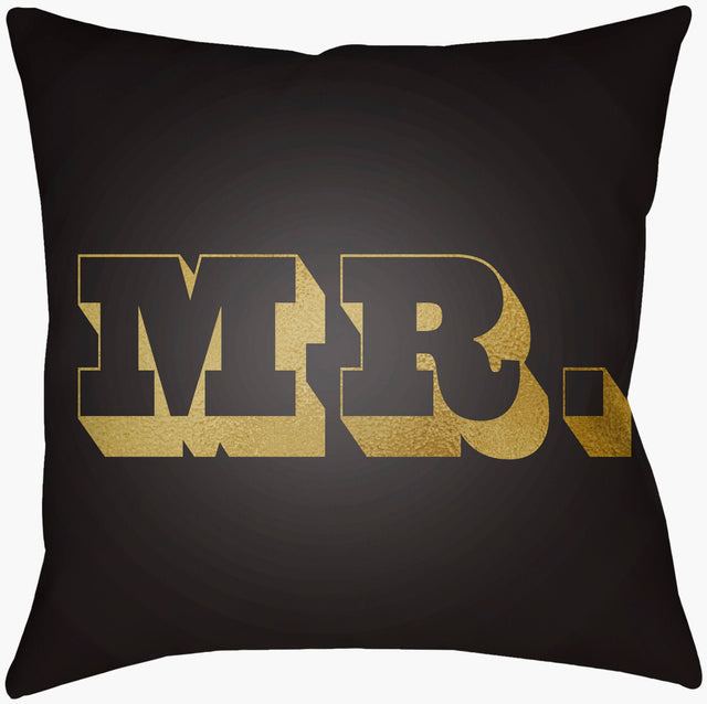 Livabliss Mr & Mrs MRSS-008 14"L x 22"W Pillow