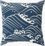 Surya Mizu MZ-002 Ivory;Navy 20"L x 20"W Fabric