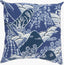 Surya Mizu MZ-005 Ivory;Navy 18"L x 18"W Fabric