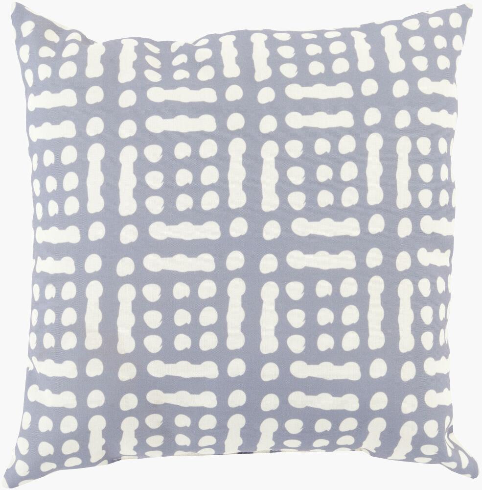 Surya Mizu MZ-017 Charcoal;Ivory 20"L x 20"W Fabric