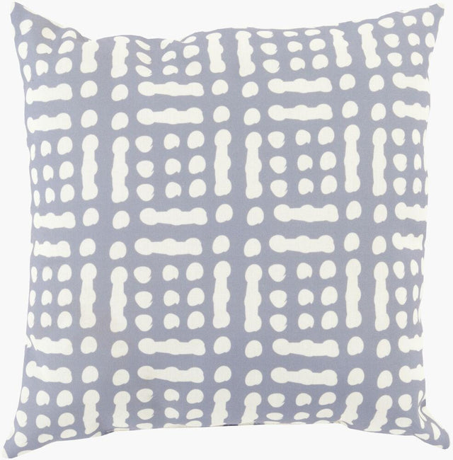 Surya Mizu MZ-017 Charcoal;Ivory 20"L x 20"W Fabric