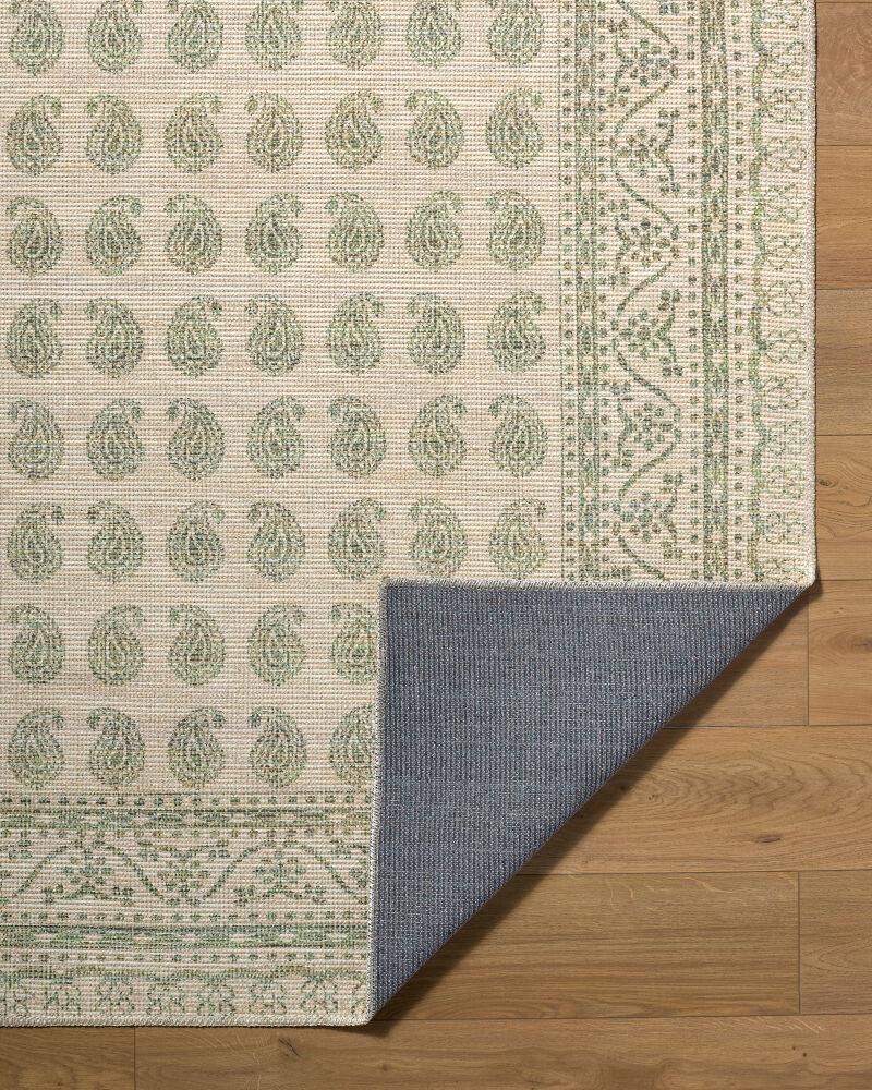 Surya Alo NBAL-2302 Medium Green;Mustard;Off-White 2'7" x 7'10" Rug