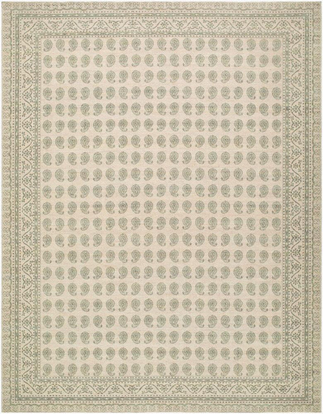 Surya Alo NBAL-2302 Medium Green;Mustard;Off-White 9'1" x 12' Rug