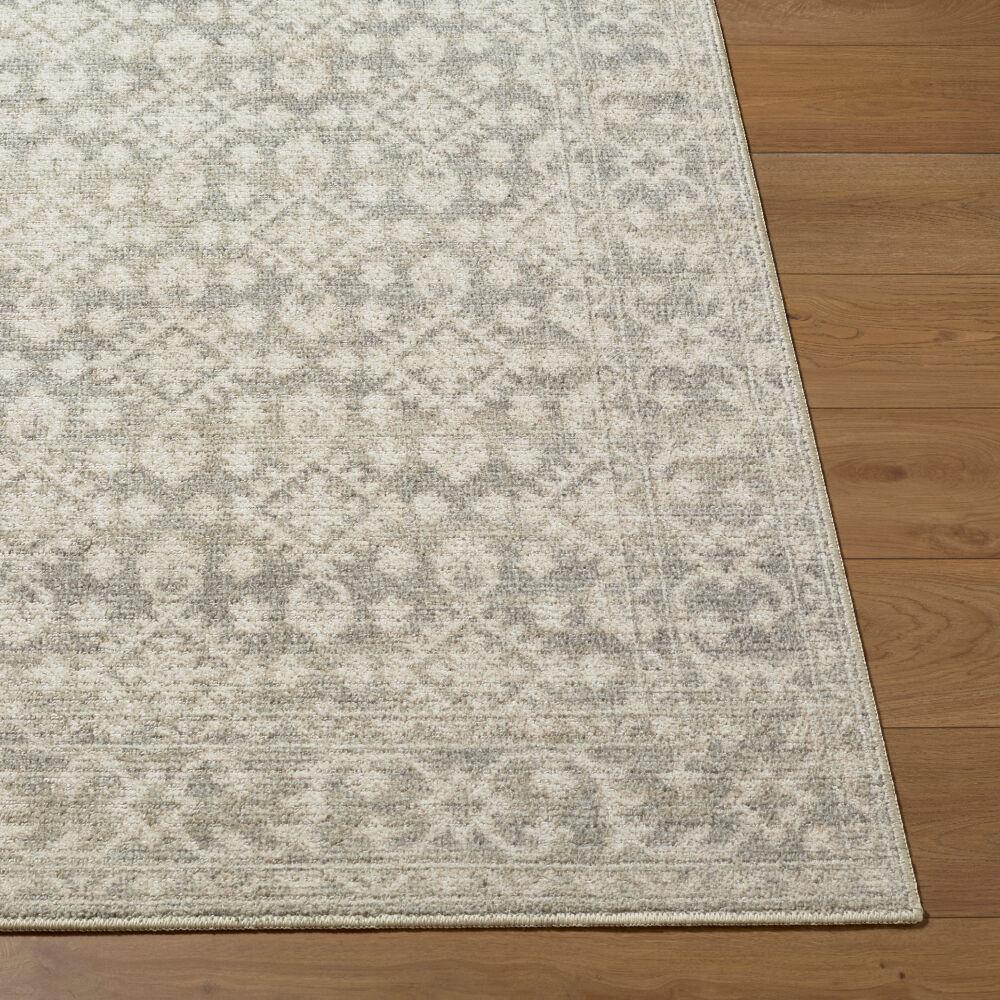 Surya Aram NBAR-2301 Beige;Charcoal;Light Gray 1'10" x 2'11" Rug