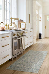 Surya Aram NBAR-2302 Beige;Denim;Pale Blue 6'6" x 9' Rug