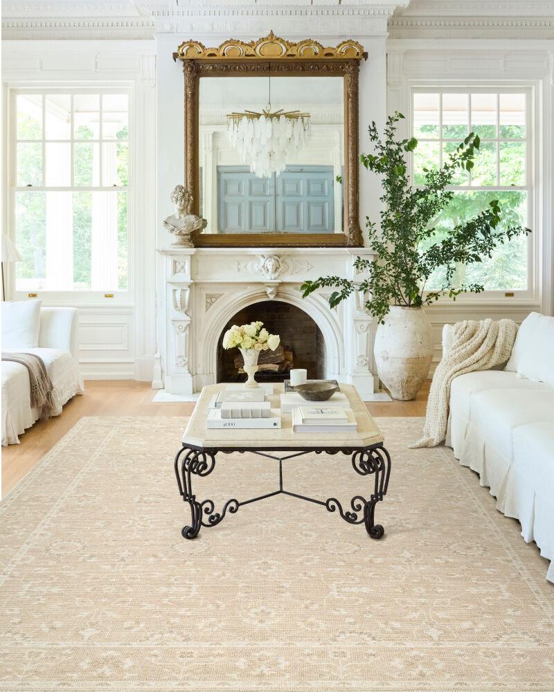 Surya Asha NBAS-2300 Medium Gray;Mustard;Oatmeal;Off-White 2' x 2'11" Rug