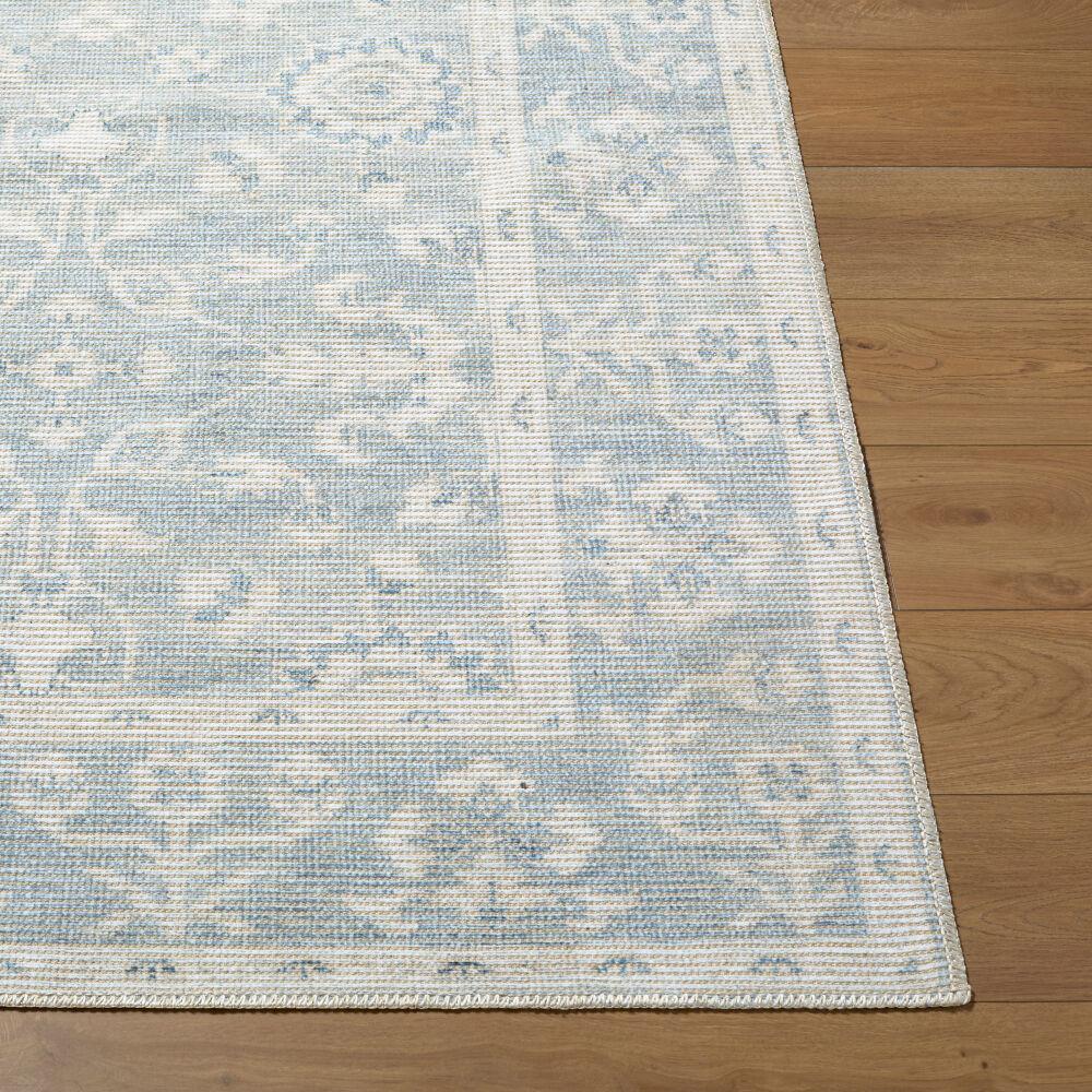 Surya Asha NBAS-2302 Mustard;Off-White;Sky Blue 2' x 2'11" Rug