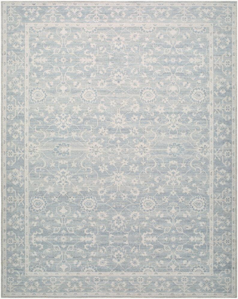 Surya Asha NBAS-2302 Mustard;Off-White;Sky Blue 2'7" x 7'10" Rug