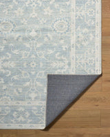 Surya Asha NBAS-2302 Mustard;Off-White;Sky Blue 6'7" x 9' Rug