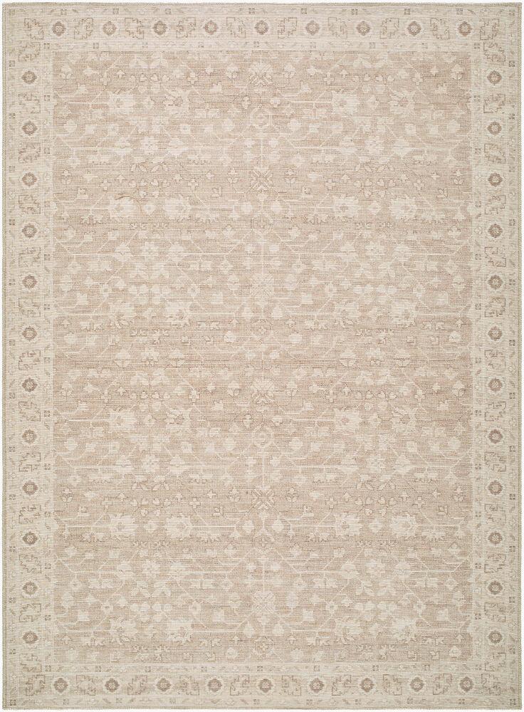 Surya Asha NBAS-2303 Dark Brown;Mustard;Off-White;Taupe 2' x 2'11" Rug