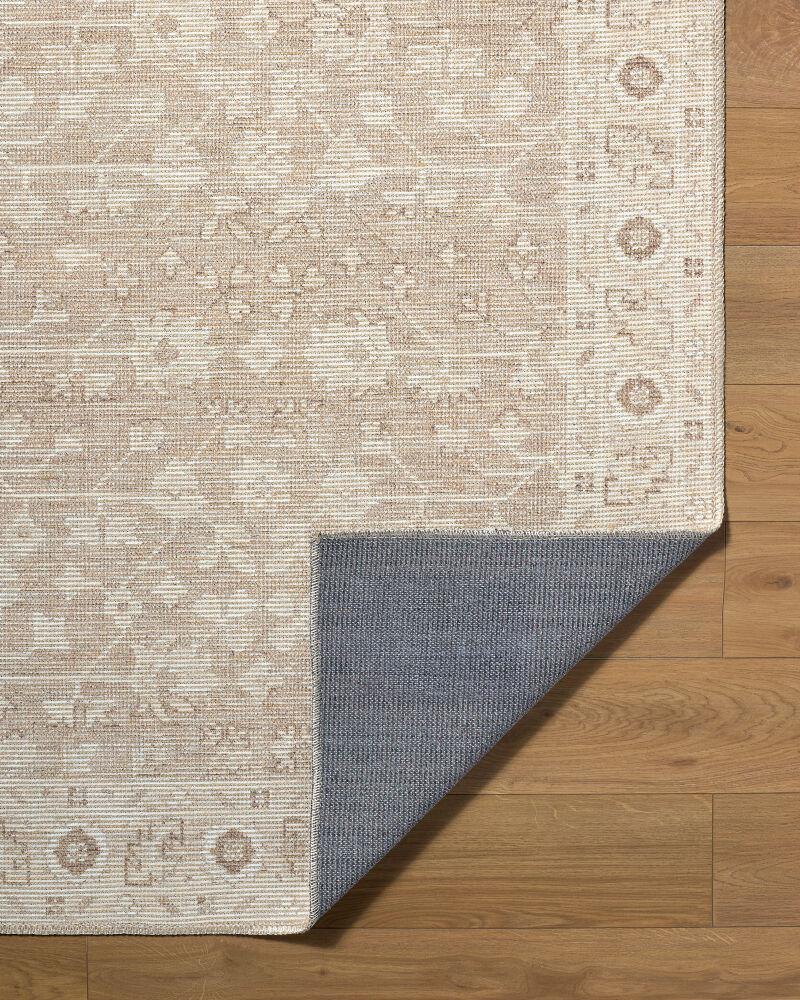 Surya Asha NBAS-2303 Dark Brown;Mustard;Off-White;Taupe 6'7" x 9' Rug