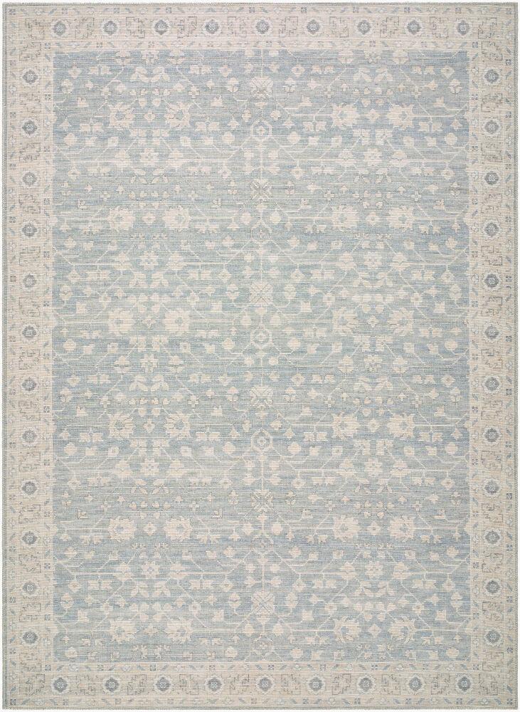 Surya Asha NBAS-2304 Mustard;Off-White;Sky Blue 5'3" x 7' Rug