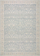 Surya Asha NBAS-2304 Mustard;Off-White;Sky Blue 5'3" x 7' Rug