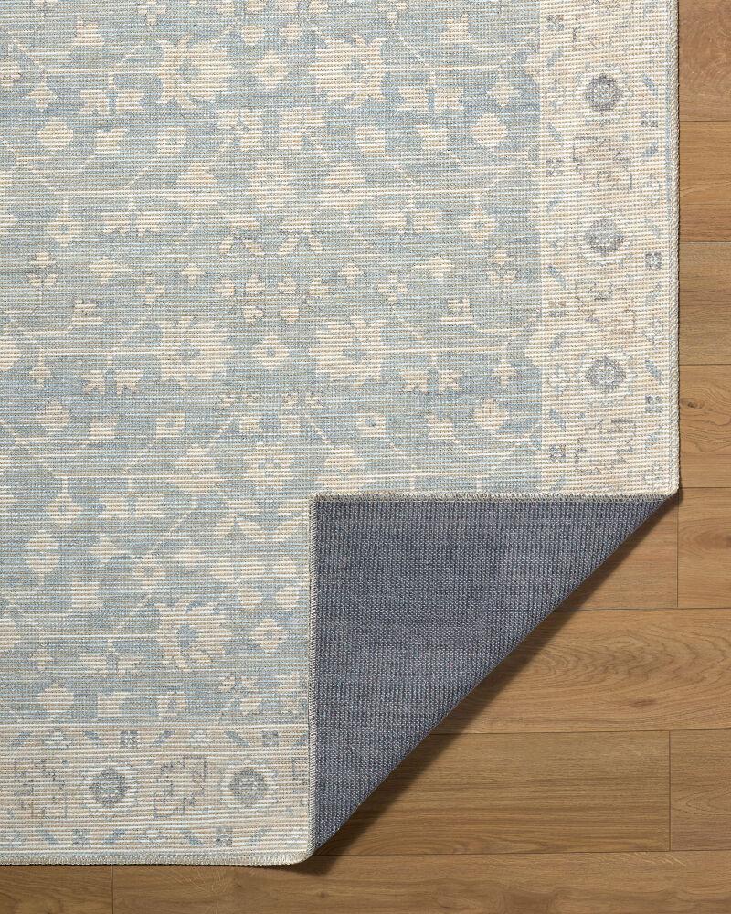 Surya Asha NBAS-2304 Mustard;Off-White;Sky Blue 5'3" x 7' Rug