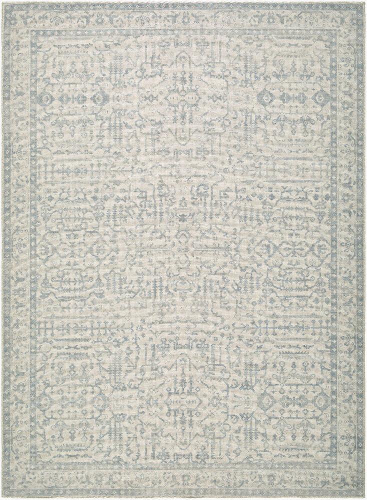 Surya Athiyo NBAT-2304 Mustard;Off-White;Sky Blue 2'7" x 7'10" Rug
