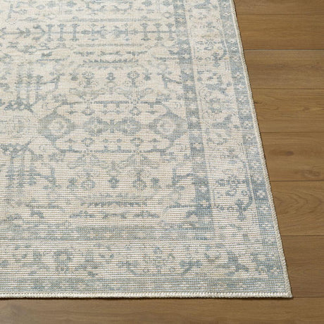 Surya Athiyo NBAT-2304 Mustard;Off-White;Sky Blue 6'7" x 9' Rug
