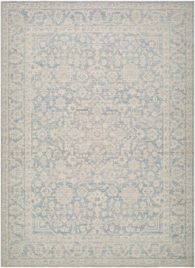 Surya Maan NBMA-2304 Mustard;Off-White;Sky Blue 5'3" x 7' Rug