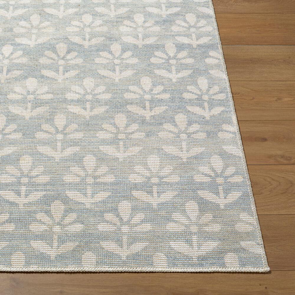 Surya Maya NBMY-2301 Mustard;Off-White;Sky Blue 2'7" x 7'10" Rug